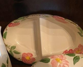 Franciscan Desert Rose - divided plate