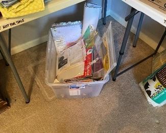 Miscellaneous items for storage, quilting & sewing