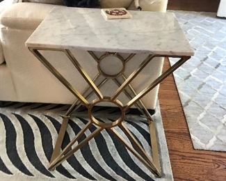 Gabby marble accent table