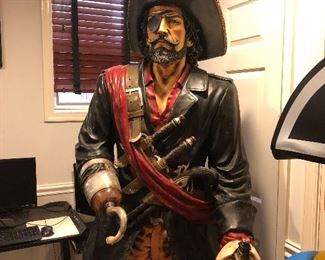 Life sized pirate