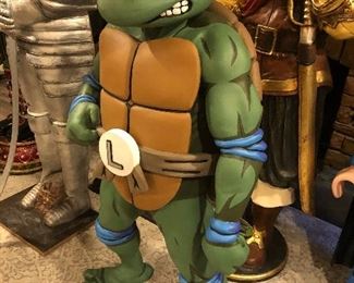 Leonardo Teenage Mutant Ninja Turtles life size statue