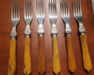 MCM Bakelite & Chrome Utensils