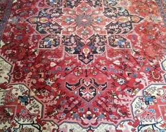 Better shot of the Persian Heriz rug.