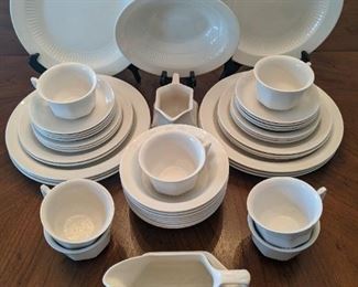 47-piece set of Adams "Empress" English ironstone china; 1969 - 1988.