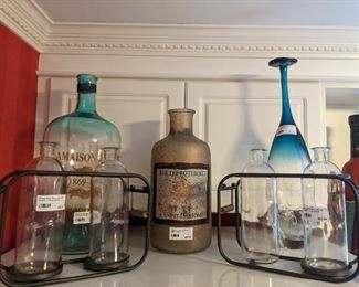Vintage glassware collection.