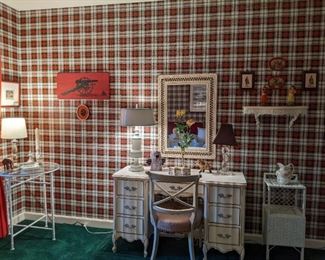 MORE of that sexy wallpaper - this was birth control before the pill was invented.                                                       Just trying to get to sleep in that room was a challenge.