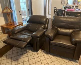 Power reclining rocker and chair