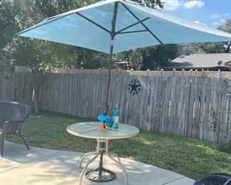 Patio Table with umbrella