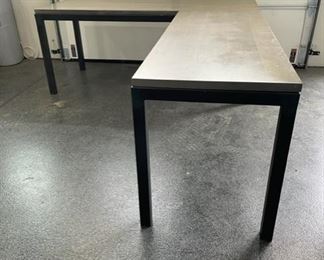 $100 - Parson L Shape Solid Maple with Shell Stain Desk  JO84-3                                                                                                               Description : Parson L Shape Solid Maple with Shell Stain Desk. Timelessly modern, this Parsons L-shaped desk is a clean and modern look for a home office work space. 72" x 30 Desk 60" x 24" return

 

Condition Desc. : In good condition with minor superficial signs of wear consistent with use and age. Please refer to photos for a more detailed look at condition. We make every attempt to list and photograph any defects or signs of wear that are significant to this sale.

GERMANTOWN, MD LOCAL PICK UP. CONTACT US FOR SHIPPING SUGGESTIONS. 

Measurements

Length : 72"
Width : 30"
Depth : 60"