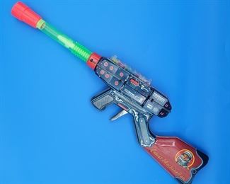 * Rare * Vintage 60s Space Craze Comet Machine Gun KO Toys - Made in Japan