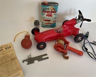Vintage Cox Prop Rod W/ Accessories - Hot Race Car