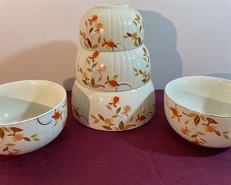 Hall Jewel T Autumn Mixing Bowl Set - 5 Piece Collection