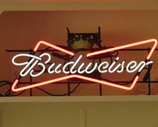 Neon Budweiser Sign