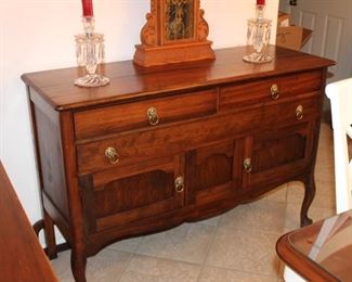 antique oak buffet
