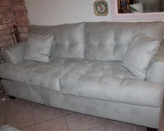 Ashley microfiber sofa, like-new