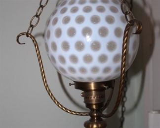 hanging swag lamp