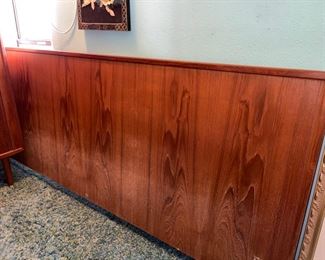 Falster MCM King Size Teak Headboard