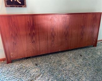 Falster MCM King Size Teak Headboard