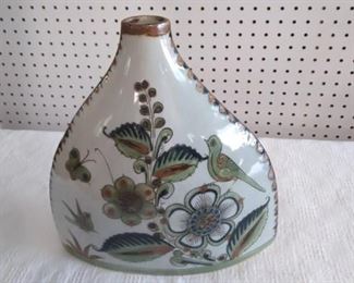 Peacock Pottery Vase
