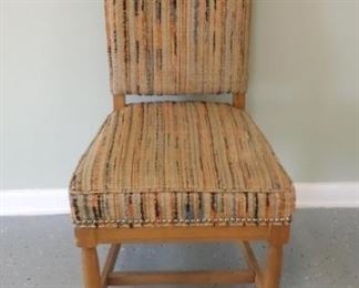 Striped Upholstery Chair
