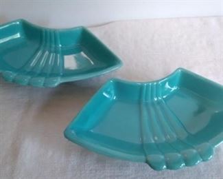 Blue Condiment Dishes
