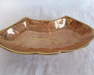 Gold Trimmed Condiment Dish
