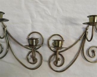 Pair of Candle Sconces
