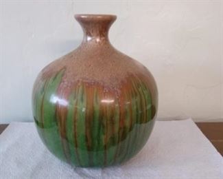 Pottery Bulbous Vase
