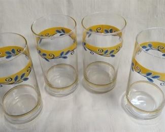Set of 4 Water Drinking Glasses
