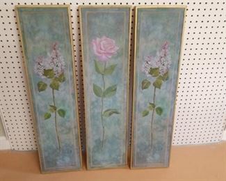 Set of 3 Flower Pictures
