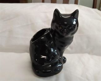 Black Cat Flower Vase

