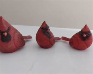Cardinal Red Bird Figurines

