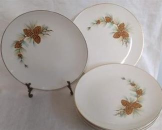 Pinecone Dishes- Warranted 22 KT Gold
