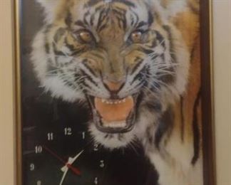 3D Tiger Clock
