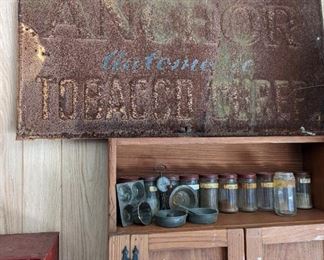 Antique tobacco cure sign. Little rusty but you still got the color. A great piece of North Carolina past.