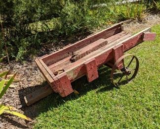 The back needs a little TLC but all the pieces are here ready for you to pull home.