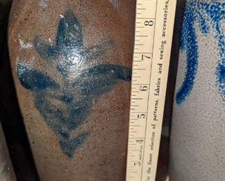 Freehand Cobalt in Salt Glaze