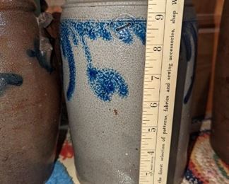 Freehand Cobalt of Salt Glaze