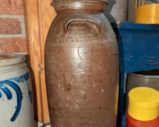 Early Salt Glaze Churn