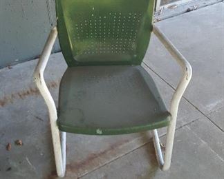 Another metal lawn chair vintage