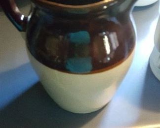 Vintage pottery pitcher