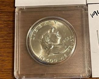 Franklin SILVER Half Dollars