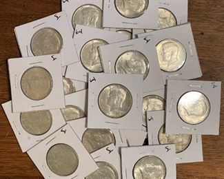 1964 Kennedy SILVER Half Dollars