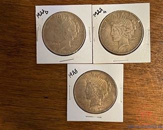 Peace SILVER Dollars