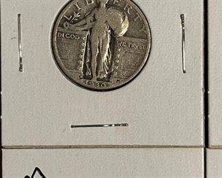 Standing Liberty SILVER Quarters