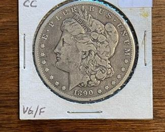 1890 CC Morgan SILVER Dollar