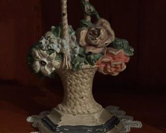 Antique Cast Iron Door Stop