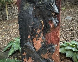 Antique Figural Gargoyle Architectural Salvage