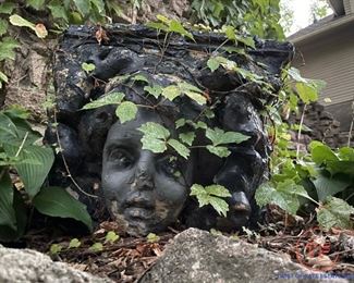 Antique Figural Cherub Architectural Salvage