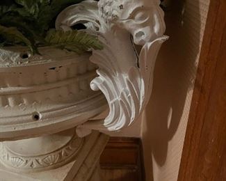 Large Antique Cast Iron Planter